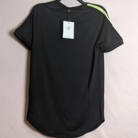 SikSilk Short Sleeve Legacy Fade Tech Workout Tee size Small - Picture 4 of 7